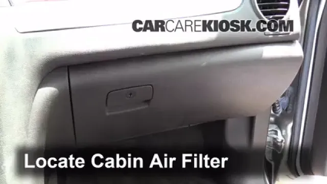 2008 Buick Enclave CXL 3.6L V6 Filtre à air (intérieur) Changement